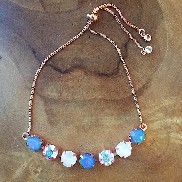 Aurora Borealis, Opal +AB Crystal Bracelet - Picture 6 of 6